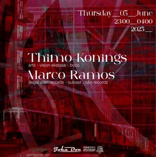 Amsterdam Techno Sessions With Thimo Konings (Arts - Vision Ekstase - Bcco)