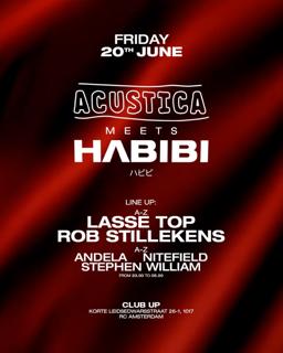 Acustica X Habibi W/ Lasse Top, Rob Stillekens 