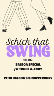 Schick That Swing - Balboa Taster With Trude & Andy