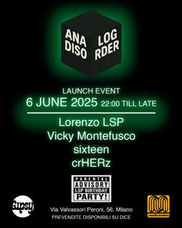 Analog Disorder W Lorenzo Lsp/ Vicky Montefusco/ Sixteen/ Crherz
