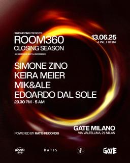 Room360 Closing Party: Simone Zino, Keira Meier, Mik&Ale, Edoardo Dal Sole