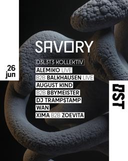 Savory - Techno Every Thursday