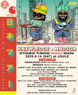 Stones Throw Japan Tour 2025 - Knxwledge & Mndsgn Presented By Carhartt Wip