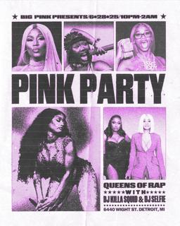 Pink Party: Queens Of Rap (Wear Pink = Free Entry)