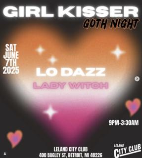 Girl Kisser Goth Night