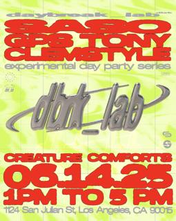 Daybreak_Lab: Open Air-Saso , Gps Tony & Clem Style 