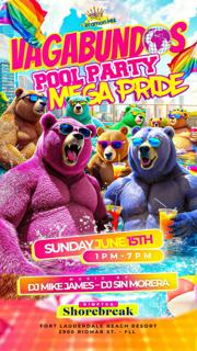 Vagabundos Mega Pride Pool Party