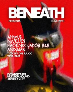 Beneath Presents: Animus, Niveles Phoenix Jakob B2B Andujär