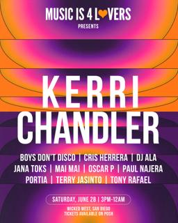 Music Is 4 Lovers Ft Kerri Chandler At Wïcked West
