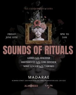 Sounds Of Rituals [Afro House] At Madarae