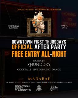 Free - Downtown First Thursday Official After Party