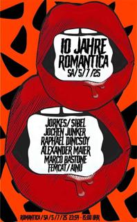 10 Jahre Romantica - Jaba Daba Doo! Mit Jorkes, Sibel; Raphael Dincsoy Etc