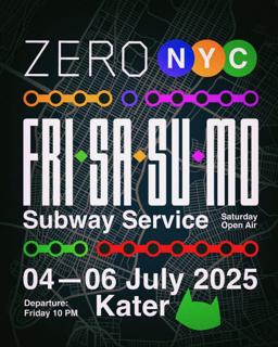 Fri Sa Su Mo (With Saturday: Open Air)
