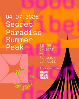 Secret Paradiso Summer Peak 2025: On Boat
