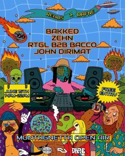Rebus X Dafne - Montagnetta Open Air With Bakked, Zehn, Rtgl, Bacco, John Dirimat (Free Entry)