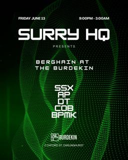 Berghain At The Burdekin - Sold Out