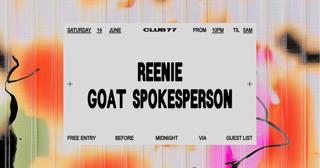 Club 77: Reenie, Goat Spokesperson