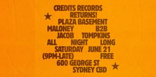 Credit Records X Plaza