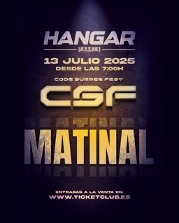 Matinal (After Party) Code Summer Festival En Fabrik