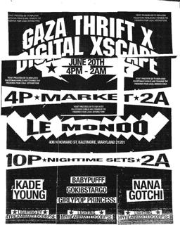 Gaza Thrift X Digital Xscape