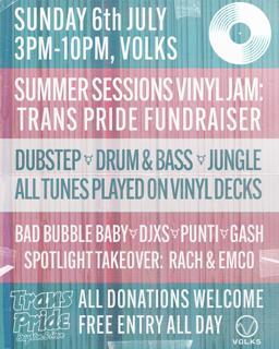 Summer Sessions Vinyl Jam: Trans Pride Fundraiser