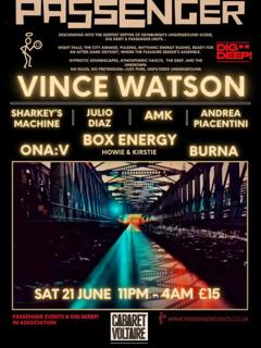 Passenger & Dig Deep Presents Vince Watson