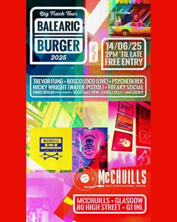 Balearic Burger Big Track Tour