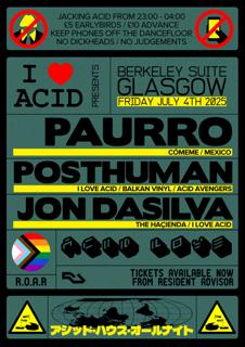 I Love Acid Presents: Paurro & Jon Dasilva