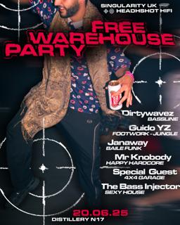 Singularity X Headshot Hi-Fi: Free Sound System Warehouse Party