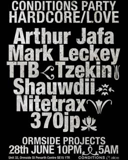 Conditions Party: Hardcore / Love With Arthur Jafa, Mark Leckey, Ttb, Shauwdii