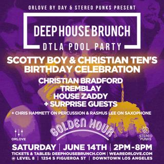 Deep House Brunch Pool Party