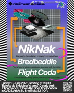 Interworld Presents: Niknak, Bredbeddle, Flight Coda At Cads