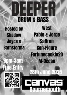 Deeper Drum & Bass Summer Shakedown Canvas