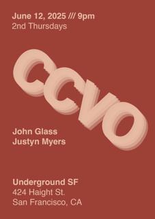 Ccvo Presents John Glass And Justyn Myers