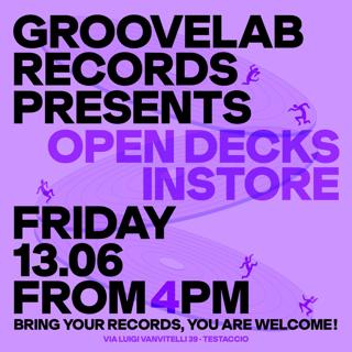 Groovelab Records 'Open Decks' Instore: Bring Your Records