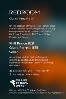 Redroom Closing Party W/ [Nt2] - Mfw