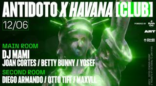 Antidoto Club: Dj Mami + Joan Cortés + Betty Bunny
