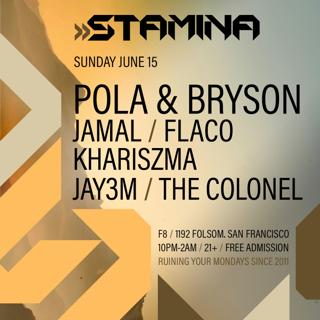Stamina Sundays Present Pola & Bryson