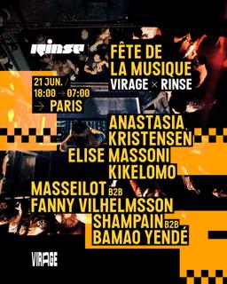 Rinse X Virage: Fête De La Musique