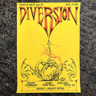 Diversion With Tutu Ta (Live) + Gary The Tall + Avant Garbage + Zoe Pea