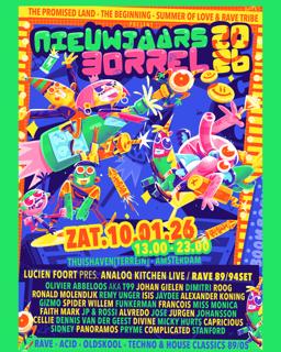 The Promised Land, The Beginning, Summer Of Love & Rave Tribe Pres. 'De Nieuwjaarsborrel 2026'