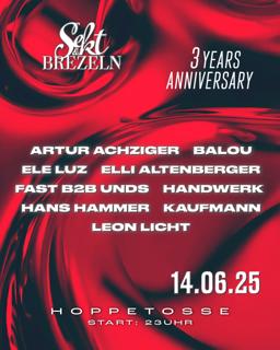 Sekt&Brezeln - 3 Years Anniversary