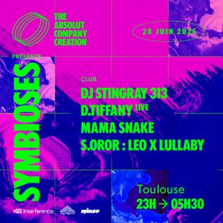 Symbioses With Dj Stingray 313 - D.Tiffany (Live) - Mama Snake - Sor.Or