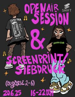 Booster Club Siebdruck/Screenprint Session +Dj Sets