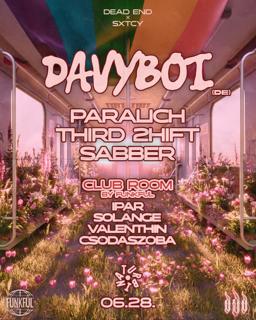 ♡ Dead End X Sxtcy Presents: Davyboi ♡ Pride After + Dead End Birthday, Clubroom By Funkful ♡ 