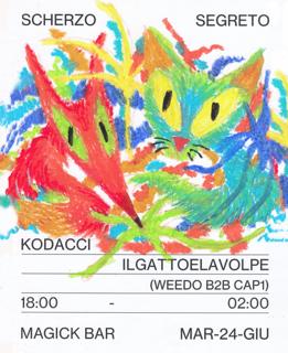 Scherzo Segreto: Ilgattoelavolpe, Kodacci