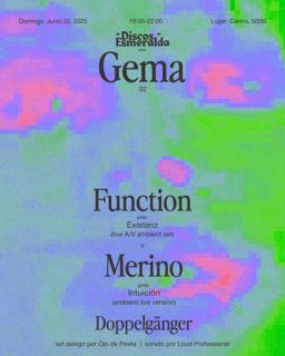 Discos Esmeralda Pres. Function & Merino
