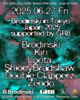 Brodinski In Tokyo Japan 2025 Supported By Gr8