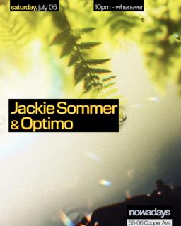 Jacky Sommer & Optimo
