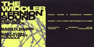 The Widdler + Ternion Sound (Final Tour) Presented By Public Works And Wormhole